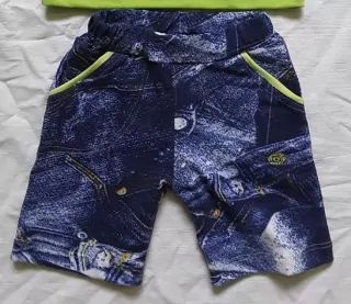 Krátke nohavice Slovenské ,JEANS VZOR - kraťasy