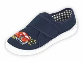NAZO plátenky MODRÉ HYPER SPEED, suchý zips č.30,31,-,33,34,35,36