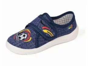 NAZO plátenky FOOTBALL, suchý zips RIFLOVÉ č.29,30,31,-,33,34,35,36
