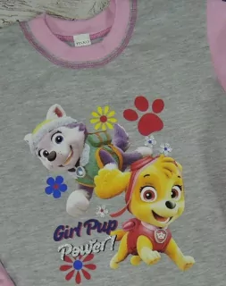 Letné pyžamo PAW PATROL, ružové alebo šedé,č.86-128