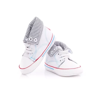 capačky ,kojenecké  papučky, tenisky BIELE converse TM
