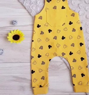 pudláky na traky TRAKÁČE MICKEY- žlté č.62-104
