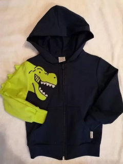 mikina Dino-DRAK bunda na zips, modrá č.92,98,104,110,116 LAMDA
