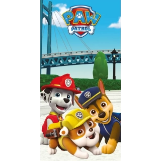 Osuška PAW PATROL modrá bavlna