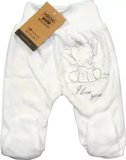 Polodupačky kojenecké Sloník biely,ružový, modrý
