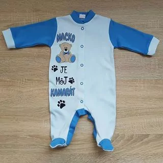 Overal na spanie chlapčenský slovenský, Macko je môj kamarát