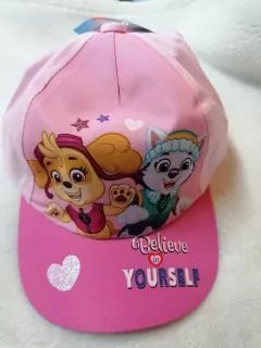 Šiltovka PAW PATROL ružová DISNEY č.52,54