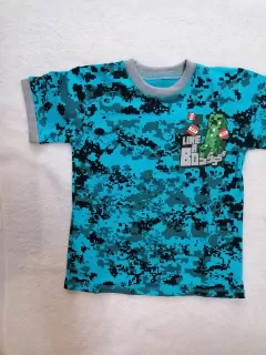 Tričko MINECRAFT CRIPER, krátky rukáv,MASKÁČOVÉ, POĽSKO č.110,116,122,128,134,140,146,152,158