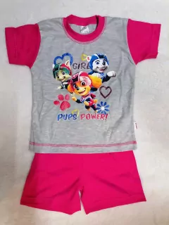 Letné pyžamo PAW PATROL, ružové alebo šedé, Slovenské 104,110,116,122,128