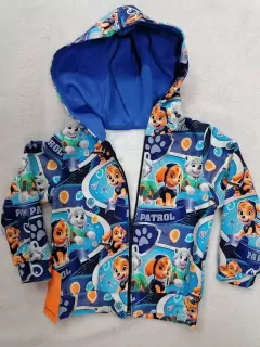 MODRÁ MIKINA NA ZIPS, PAW PATROL, bavlnená ,poľská č.92,98,104,116,122,128