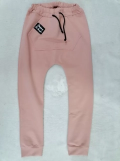 Teplákové nohavice PÚDROVORUZOVÉ - ROCKER vzor HF, č.80 až 140 dievčenské