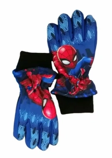 Rukavice prstové  šuštiakové -SPIDERMAN CHLAPČENSKÉ 3-4r. 5-6r. 7-8r.