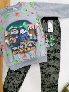Tričko mikina MINECRAFT šedá č. 140, 146, 152,158 NOVÁ