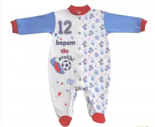 Overal na spanie Fotbalista modro-biely, PYŽAMO, DUPAČKY