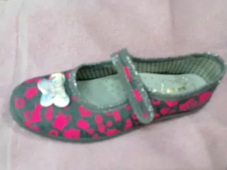 NAZO šedé /ružové balerínky SUCHÝ ZIPS č. 27,28,29,30,31,32,33,34,35,36
