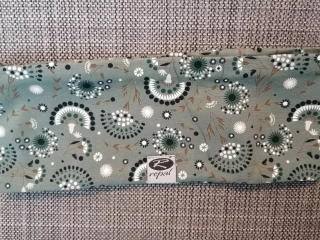 Čelenka FOLKLÓR , ORNAMENT KVET detská, olivová, REPAL 1-3 roky
