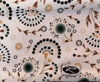 Nákrčník - TUNEL FOLKLÓR NOVÝ VZOR ORNAMENT KVET dámska / maslová