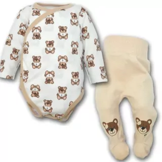 Oblečenie do pôrodnice TEDDY, kojenecké, č.56,62,68 MROFI