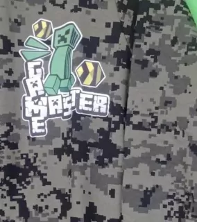   Krátke nohavice MINECRAFT CRIPER, kraťasy MASKÁČOVÉ, POĽSKO č.110,116,122,128,134,140,146,152,158  