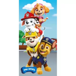 Osuška kvalitná PAW PATROL 3 modrá bavlna