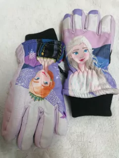 Rukavice prstové  šuštiakové -ANNA+ ELSA DIEVČENSKÉ 3-4r 5-6r 7-8r NOVÉ RUŽOVÉ