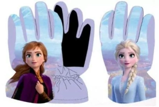 Rukavice prstové  šuštiakové -ANNA A ELSA-3-4r. 5-6r. 7-8r. NOVÉ