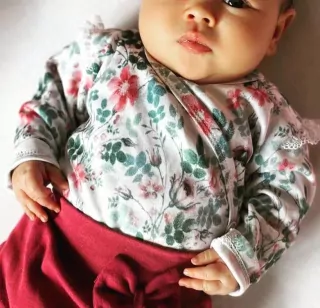 Body MROFI bio bavlna č.56,62,68,74,80,86,92,98 FIORI