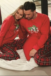 Vianočné pyžamo DÁMSKE, CORNETTE č.L FAMILY TIME