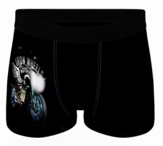 TRENKY BOXERKY PÁNSKE CORNETTE, HARLEY M, L ,XL ,XXL IRON WHEELS