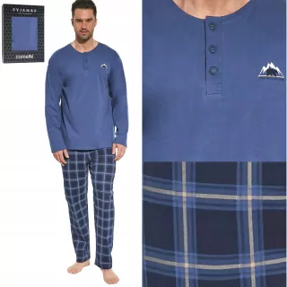 Pyžamo PÁNSKE, CORNETTE - UTAH č. M,L,XL,XXL -elegantné, bez patentov