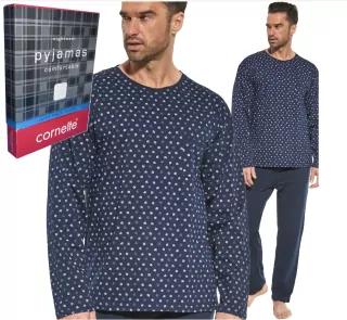Pyžamo PÁNSKE, CORNETTE - STEPHEN č. M,L,XL,XXL -elegantné, bez patentov