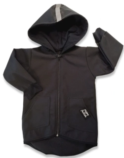 Termo bunda HF slovenská- softshell ŠEDÁ REFLEX, HAPPY FASHION č.86,92,98,104,110,116,122,128,134,140,146,152,158,164