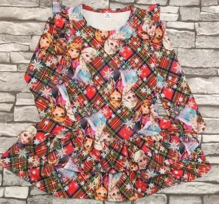 ŠATY ANNA A ELSA S DLHÝM RUKÁVOM LAMDA č.92 až 128