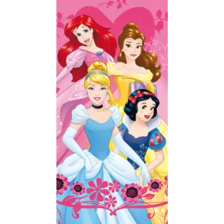 Osuška DISNEY PRINCEZNÉ ružová bavlna