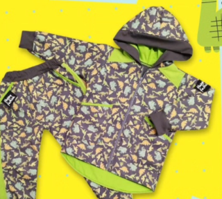 Softshellová bunda HF slovenská DINOSAURUS HAPPY FASHION č.98,104,110,116,122,128,134,140