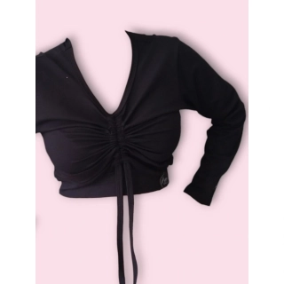 Tričko CROP TOP jednofarebné č. 128,134,140,146,152,158,164 ČIERNE, BORDOVÉ FIALOVÉ