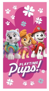 Osuška kvalitná PAW PATROL ružová 2 bavlna