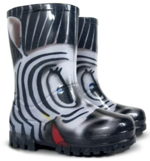 DETSKÉ GUMÁKY DEMAR - zebra  č. 24/25, 26/27, 28/29, 30/31