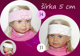 Čelenka Včielka bodkovaná, jednofarebná,s drobnými hviezdičkami
