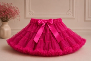 Sukňa TUTU tmavoružová, JULKA -DOLLY, točivá, bohato naberaná, č.92,98,104,110,116,122,128,134,140,146,152