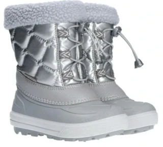 DETSKÉ SNEHULE DEMAR FURRY 2 NE LIGHT SILVER SILVER STRIEBORNÉ č.20/21, 22/23, 24/25, 26/27