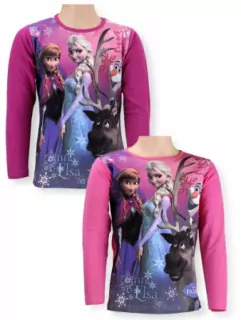 Ružové tričko Frozen, č.98,104